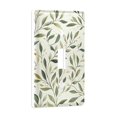 thumbnail image 2 of Yayeee Toggle Light Switch Wall Plate 1-Gang 4.5"x2.7" Home Decorative Outlet Cover, Lush Greenery, 2 of 7