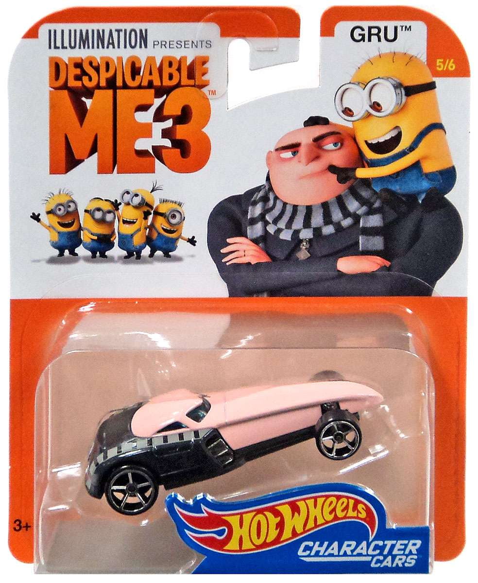 Hot Wheels Character Cars Gru Diecast Vehicle Walmart Com