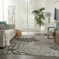 thumbnail image 5 of Nourison Aloha 9' x 12' Silver Grey Tropical Rug, 5 of 10