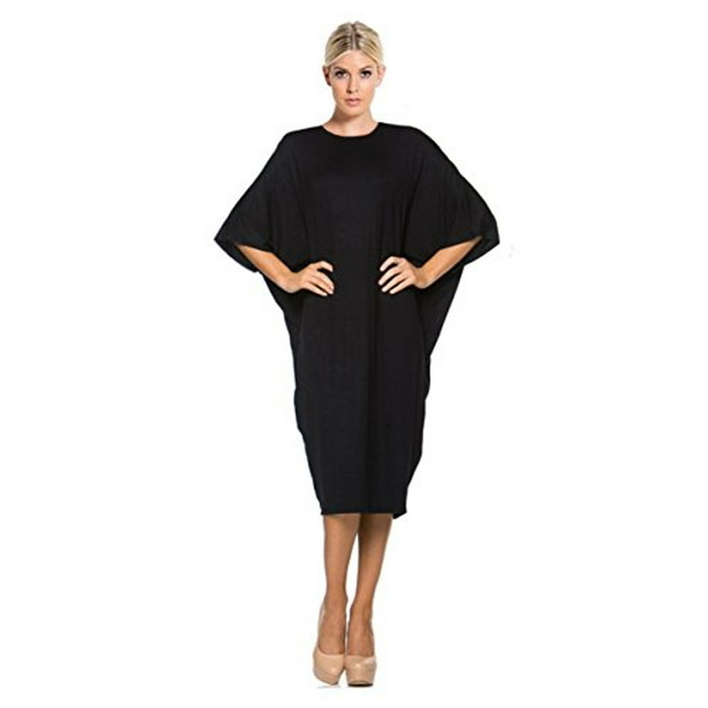shift midi dress with sleeves