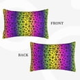 thumbnail image 4 of Fotbe Animal Paw Rainbow Pillow Cases - Envelope Closure - Luxury, Extra Soft, Cooling Pillow Covers - Wrinkle, Fade, Stain Resistant-14"x20", 4 of 9