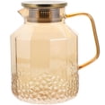 thumbnail image 1 of Water Pitcher Glass Kitchen Water Dispenser Glass Pitcher with Infuser Lid Kitchen Glass Pitcher(1800ml), 1 of 5