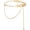 Gold Square, variant on Chain Belts for Women Adjustable Metal Waist Belly Chains Belt for Dresses Jeans Pants