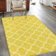 thumbnail image 2 of Area Rugs 2.7'x5', Yellow Morocco Carpet for Living Room Bedroom Dining Room, Bohemia Nation Abstract Geometric Motifs Throw Kitchen Rugs Non Slip Washable Rectangle Indoor Outdoor Rugs, 2 of 8