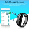 thumbnail image 4 of Reloj conectado gris plateado para mujeres, hombres y niños IP68 Reloj de pulsera conectado a prueba de agua Conectar con cardio Podómetro Sueño Despertador Notificaciones Reloj inteligente deportivo, 4 of 5