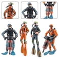 thumbnail image 1 of Figuras de Mini buzo, modelo de simulación de aventura subacuática, juego de figuras de buzo para diseño de escena, adornos de mesa, 4 Uds., 1 of 8