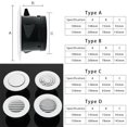 thumbnail image 5 of Formes Variées 100/150mm Couvercle de Ventilation Rond pour Grille d'Extraction de Ventilation, 5 of 5