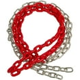 thumbnail image 1 of Swing Set Stuff Children's Coated Chain with SSS Logo Sticker, Red, 5 1/2', 1 of 3