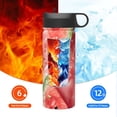 thumbnail image 6 of Yiaed Refreshing Watermelon Slices Print Water Bottle with Straw Lid, Stainless Steel Double Wall Insulated Water Bottle | Leak-Proof and Spill-Proof Water Bottle, 6 of 8