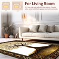 thumbnail image 2 of Ultra Soft Area Rug, Transitional Ethnic Design Sensibility, Non Slip, Stain Resistant, Washable Area Rugs for Living Room, Bedroom(Gold, 2X3), 2 of 8
