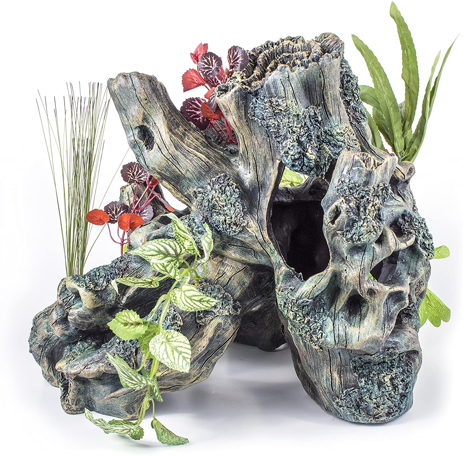 Penn-Plax DGSP1 Plastic Plants for Aquarium,Large