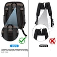 thumbnail image 4 of Mochila SDFGHG transparente, grande, impermeable para trabajo y viajes, 4 of 6