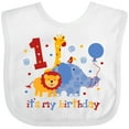 thumbnail image 3 of Inktastic Safari 1st Birthday Boys or Girls Baby Bib, 3 of 4