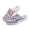 American Flag Pattern, variant on Rainbow Heart Mesh Slip On Clogs | Breathable Lightweight Summer Shoes | Unisex Comfortable Casual Walking Mules