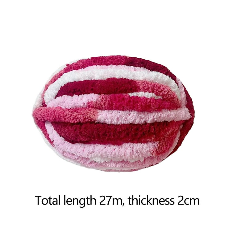 2 Pcs - Soft and Bulky Yarn for Knitting Thick & Quick Yarn Crochet and  Knitting Assorted Yarn Bulk for Adults and Kids%100 Micro Polyester (Cherry