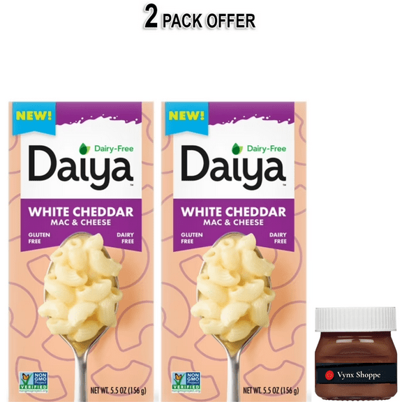 Daiya Dairy Free Gluten Free White Cheddar Mac & Cheese, Vegan, 5.5 oz (Shelf Stable)
