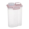 thumbnail image 1 of tredstone Good Sealing Cereal Storage Container Thoughtful Dry Food Storage Container For Kitchen Transparent Pink, 1 of 6