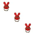 thumbnail image 4 of braveheart Cute Rabbit Aluminum Alloy Phone Stand Tablets Hand Grip Kickstand Mount Holder Red 3Set, 4 of 6
