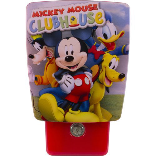 Disney Night Lights Princess Kids Room Mickey Mouse Toy Story Movable Shade 