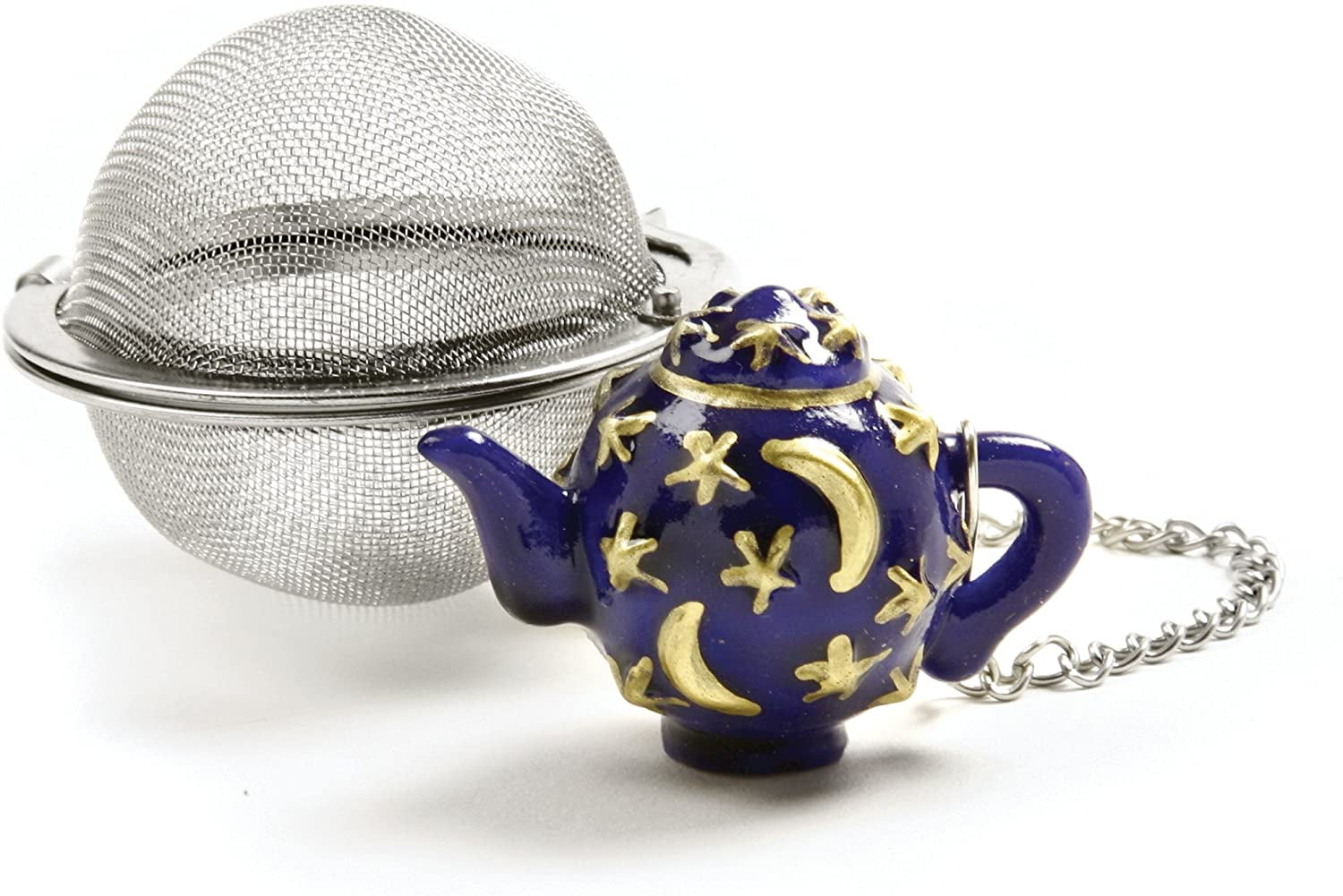 White Tea Porcelain Teapot and Strainer 0.5 Litre Rooibos Tea Loose Leaf Tea 