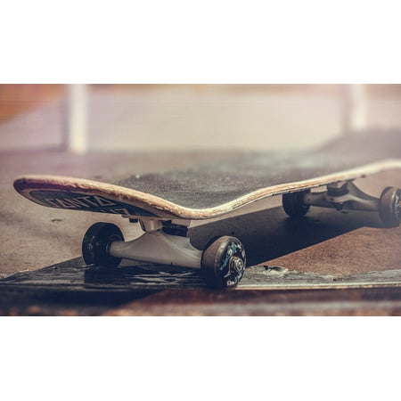Skateboard Poster - LAMINATED POSTER Floor Games Sports Skateboard Poster Print 24 x 36
