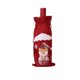 thumbnail image 2 of Funda para botella de vino, funda con cordón de Navidad, fundas universales para champán, ropa de de comedor, accesorios de Navidad para Kits de decoración para fiestas Muñeco de nieve/Rojo Advancent HA068081-02, 2 of 6