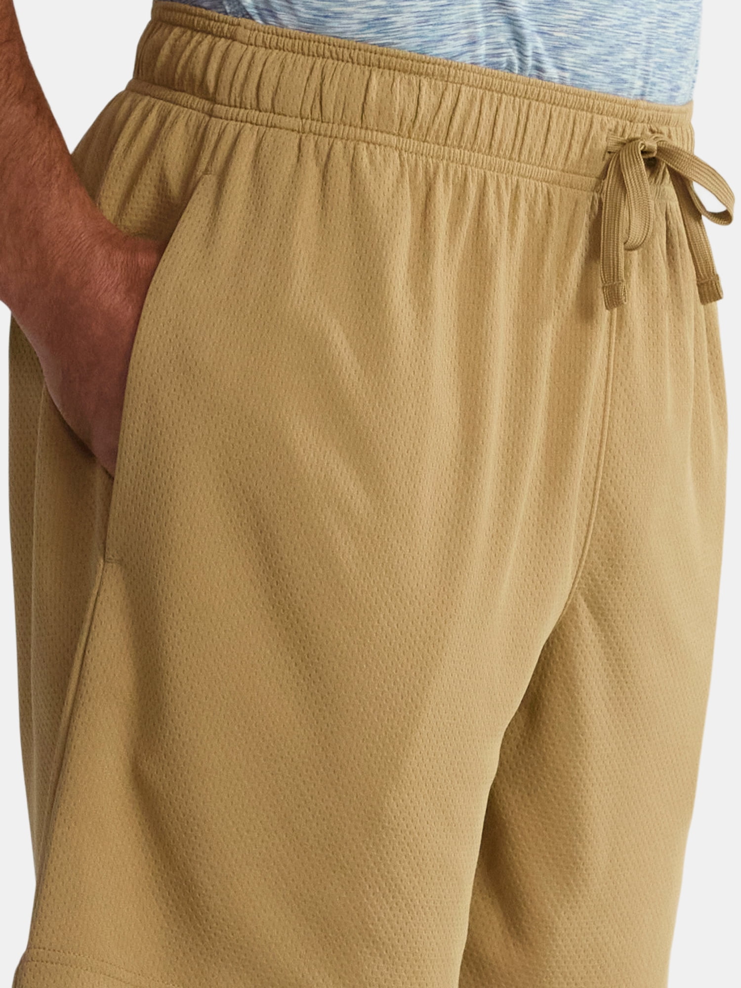 Athletic Works Men's and Big Men's Mesh Shorts, 7" Inseam, Sizes S-5XL