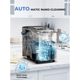 thumbnail image 4 of Ice Maker Machine Countertop with Handle, 30lbs in 24H, 2 Sizes, Seflclean, Bullet Ice for Home Kitchen Office Bar, FOHERE, 4 of 9