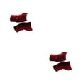 thumbnail image 2 of ZLight 1 Pair Fingerless Mittens Fashionable Simple Knitting Craft Clothes Accessory for Decoration Keeping-warm Wear Wine red 2Set, 2 of 6