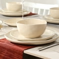 thumbnail image 3 of Stone Lain Mirella 4-Piece Bowl Set Stoneware, Beige, 3 of 6