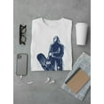 thumbnail image 3 of Blue Vintage Yeti Snowboarder Tee Men's -Image by Shutterstock, 3 of 4