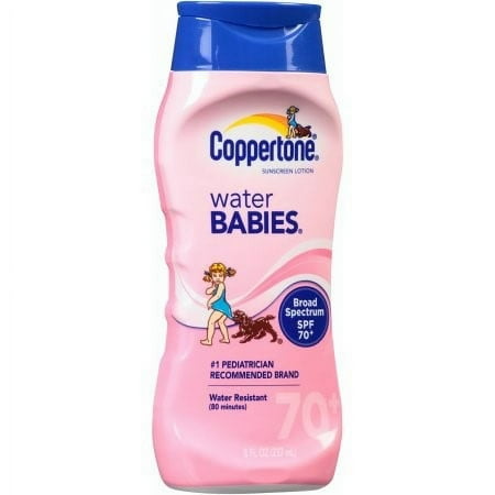 Coppertone Water Babies Sunscreen SPF 70, 8 Fl Oz