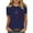 S0-Navy, variant on successthop 4th of July Clothes Women Red Blue White Plus Size Crewneck T Shirt Casual Shirts Short Sleeve Tops Black M