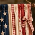 thumbnail image 5 of Wall Hanging, Independence Day Decor Wreath & Star Flag Ornament, Cotton Linen Door Pendant for Front Door, Window and Courtyard, nice for holiday gatherings and home styling, for patriotic festival, 5 of 7