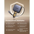 thumbnail image 4 of Cargador para Auto UGREEN Negro 3 en 1 60W Carga Rápida con Cable Retráctil USB C, 4 of 8