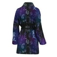 thumbnail image 2 of Reiki Energy Pattern Women Bathrobe One Size Univeral Fits Fashion Lightweight Plush Fleece Long Robe For Women, 2 of 3