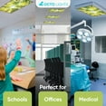 thumbnail image 5 of Octo Lights Fluorescent Light Covers For Ceiling Lights  Magnetic - Tree Classroom Light Filter, 5 of 10
