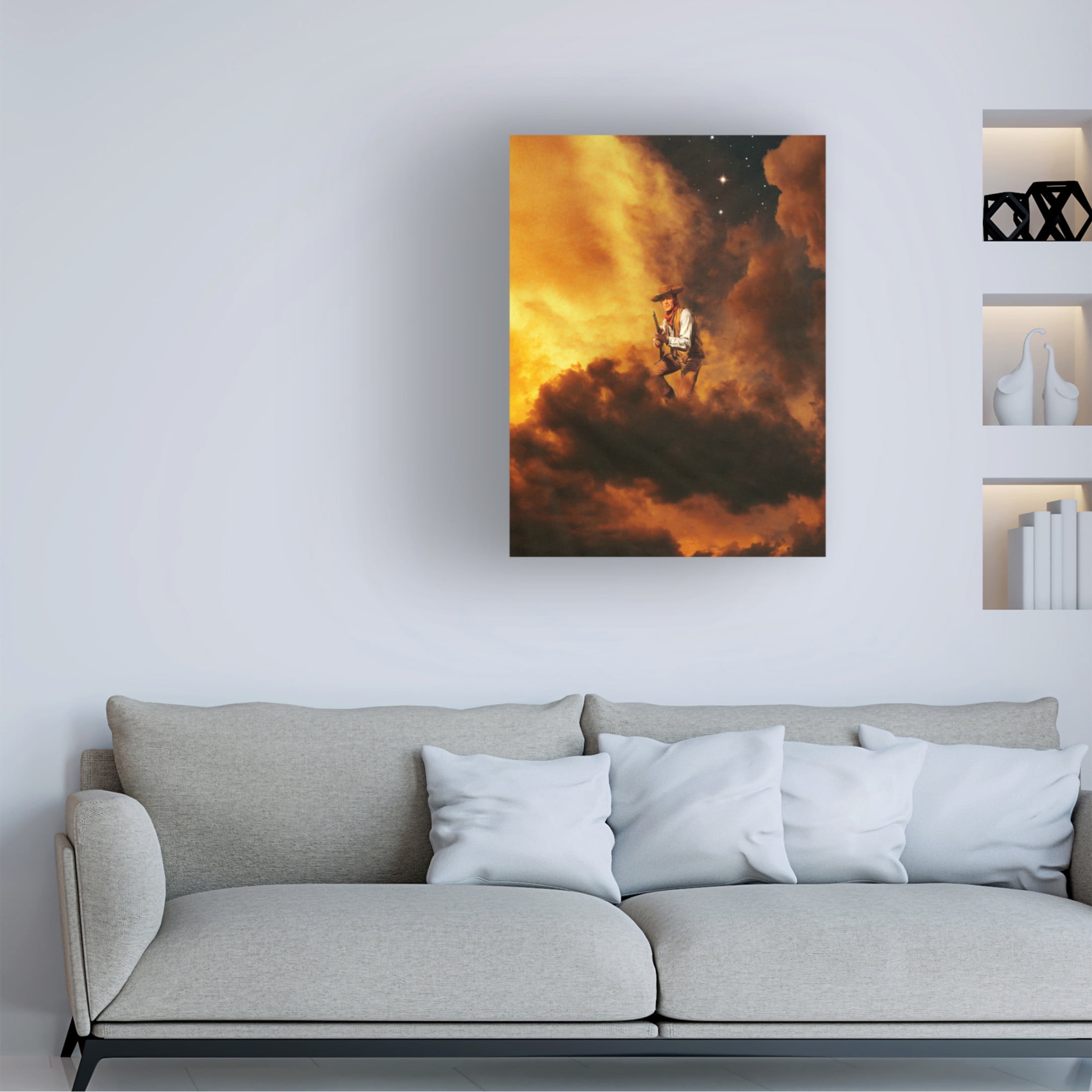 Trademark Fine Art Taudalpoi Cowboy I Canvas Wall Art