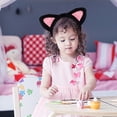 thumbnail image 2 of Cat Ears Headband for Women, Cute Face Washing Headband, Role-play Party Hair Accessory, 2 of 2