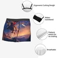 thumbnail image 3 of Pofeuu Starry Sky Flying Tiger Print Men’s Boxer Briefs, Moisture-Wicking Underwear, Regular,Trunk-X-Large, 3 of 5