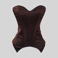 thumbnail image 5 of SRZYMJ Corset Tops for Women, Bustier Shapewear Bodysuit Elegant Bridal Satin Corset Waist Cincher Steel Boned Bustier with Rear Lacing for, 5 of 5