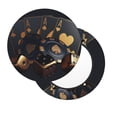 thumbnail image 2 of Balery Casino Cards Poker Fundas de asiento para taburete de bar redondo de tela de terciopelo ajustables que protegen de arañazos y manchas para sillas de 14 a 17 pulgadas.-13 inch, 2 of 7