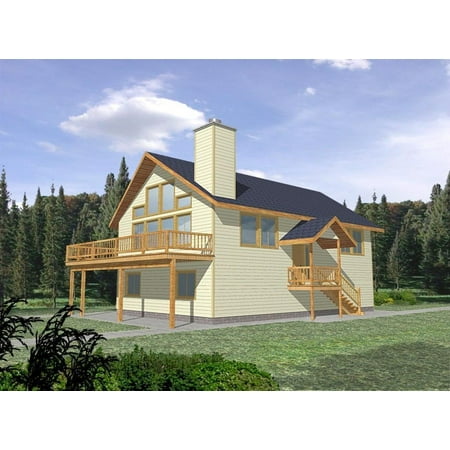 001-2077: Vacation ICF 3 Bed, 3 Bath Luxury Home Plan, 2464 Sq Ft: Full Blueprints with License to Build by Home Plan Marketplace - Lesuto