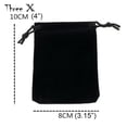 thumbnail image 4 of Juego de 10 bolsas de transporte de terciopelo duradero con cordón para dados, embalaje de regalo de joyería, 4,0 "x 3,15", 4 of 4
