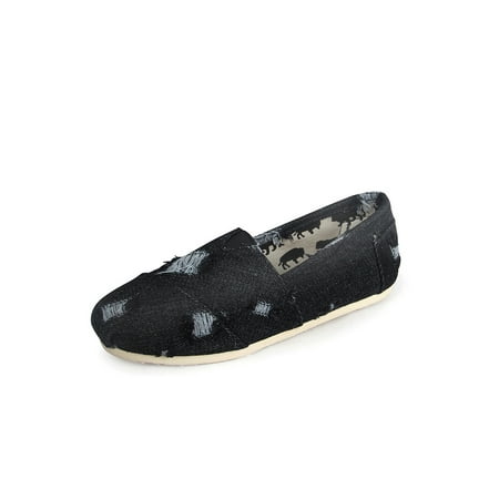 

Ferndule Mens Flats Memory Foam Loafers Linen Canvas Shoes Comfortable Slip-On Loafer Walking Casual Shoe Non Slip Lightweight Denim Black 8.5