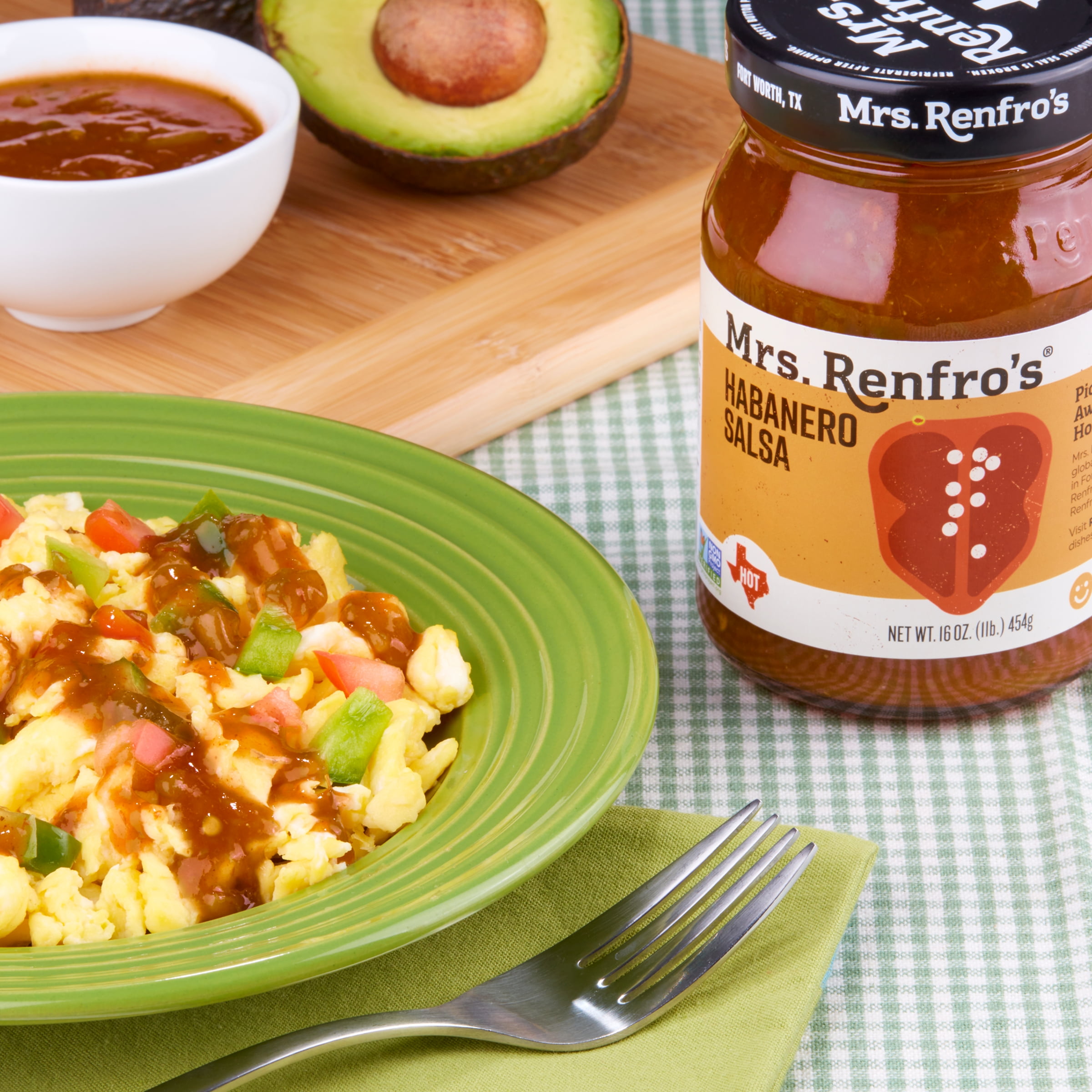 (3 pack) Mrs. Renfro's Habanero Salsa, 16 oz
