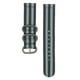 thumbnail image 1 of Pulsera con hebilla de 3 anillos de acero inoxidable con tira de nailon gris negro de 18-24 mm 22mm Yuyangstore correa de reloj de nailon, 1 of 5