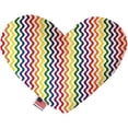 thumbnail image 2 of Mirage Pet 1114-CTYHT6 Rainbow Fun Stripes Canvas Heart Dog Toy - 6 in., 2 of 2