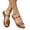 Light Brown, variant on Comfortable Flats for Women, Rhinestone Sandals Boho Leaf Strappy Bling Sandals Back Strap Embellished Open Toe Sparkly Glitter Bedazzled Shoes Flat Summer Dress Bohemian Vacation, Black 5.5