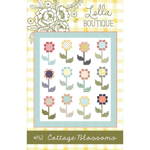 Lella Boutique Cottage Blossoms Quilt Pattern LB142